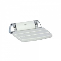 Mira Folding shower Seat - Chrome/White